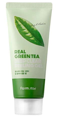 FARMSTAY, Гель отшелушивающий с экстрактом зеленого чая, 100 мл