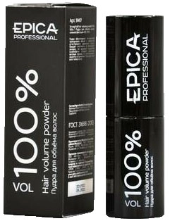 EPICA PROFESSIONAL, Пудра для объёма волос сильной фиксации, VOL 100%, 35 мл