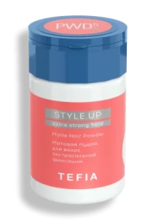 TEFIA, STYLE.UP, Пудра для волос матовая экстрасильной фиксации, 10 г