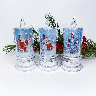 PROFZAL, Декоративная свеча на батарейках, 11,5 см, LZ-1401