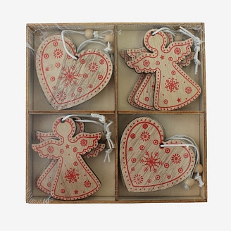 PROFZAL, Набор украшений на ёлку, 12 шт, 929-21/2