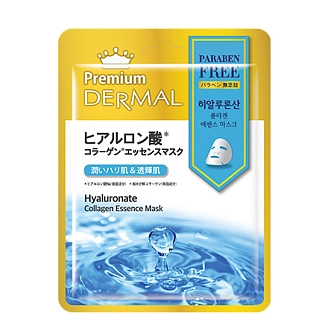 DERMAL, PREMIUM, Маска эссенция коллагеновая с гиалуроновой кислотой, 23 г
