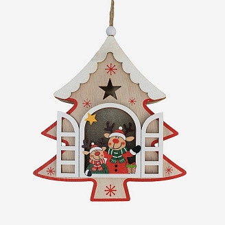 PROFZAL, Новогодний декор с подсветкой (14*2,5),  929-37/2