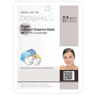 DERMAL, Маска для лица, жемчуг и коллаген, 23 г