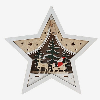 PROFZAL, Новогодний декор с подсветкой (22*4),  929-16/3