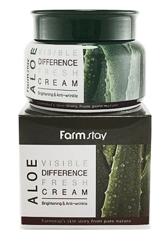 FARMSTAY, Крем для лица увлажняющий с экстрактом алоэ, 100 г
