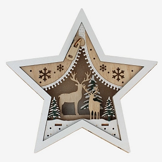 PROFZAL, Новогодний декор с подсветкой (22*4),  929-16/1