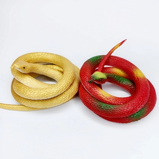 PROFZAL, Игрушка змея, резиновая, 95 см, 7 цв, 2489-4