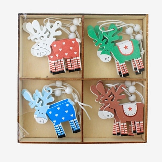 PROFZAL, Набор украшений на ёлку, 12 шт, 929-22/2