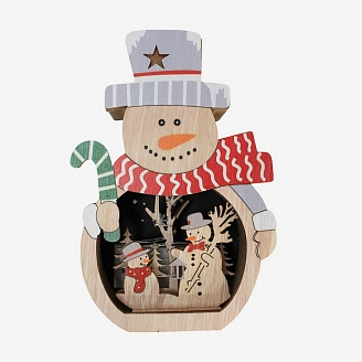 PROFZAL, Новогодний декор с подсветкой (15,5*3,5), 929-49/2