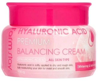 FARMSTAY, Крем с гиалуроновой кислотой балансирующий, 100 г