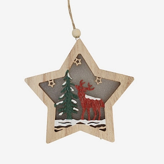 PROFZAL, Ёлочное украшение с подсветкой (11*2,5), 929-35/1