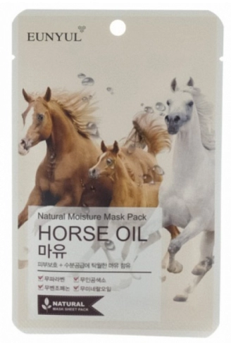 EUNYUL, Тканевая маска для лица с лошадиным маслом, 22 мл