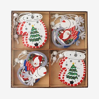 PROFZAL, Набор украшений на ёлку, 12 шт, 929-27/3