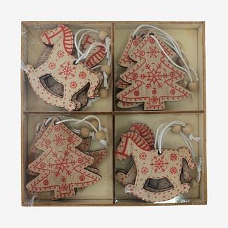 PROFZAL, Набор украшений на ёлку, 12 шт, 929-21/3