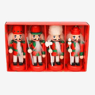 PROFZAL, Набор ёлочных украшений "Щелкунчик", 10 см, FZ-033 (1/4)