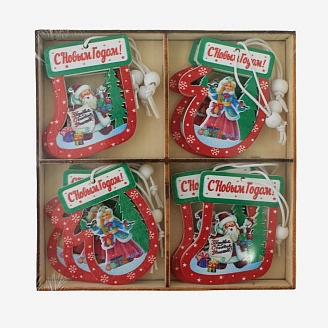 PROFZAL, Набор украшений на ёлку, 12 шт, 929-26/2